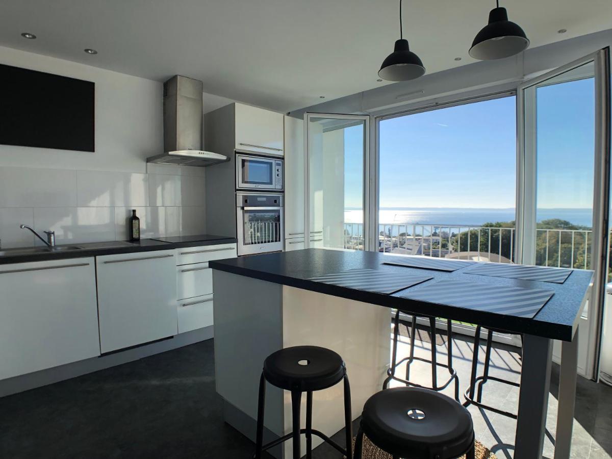 Superbe Appartement Avec Une Vue Mer Panoramique Brest Exterior foto