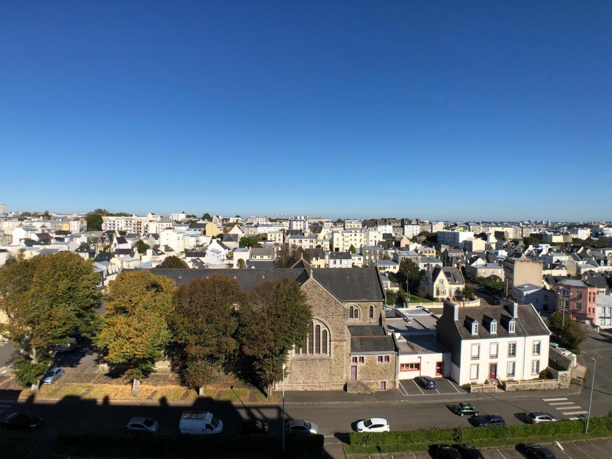 Superbe Appartement Avec Une Vue Mer Panoramique Brest Exterior foto